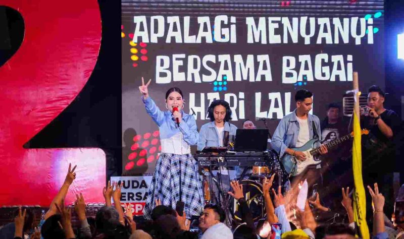 Hadirkan Nella Kharisma, Temu Akbar Pendukung dan Relawan Respati-Astrid Semakin Meriah