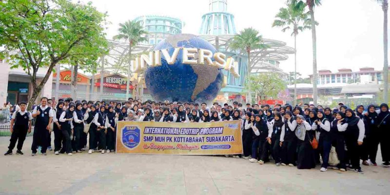 Edutrip ke Singapura dan Malaysia, Ini yang Dilakukan Siswa SMP Muhammadiyah Program Khusus (PK) Kottabarat Surakarta