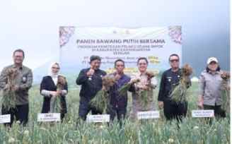 Hasil Melimpah, Bupati Karanganyar Apresiasi Petani Bawang Putih di Dusun Pancot
